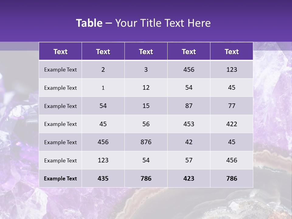 Object Gem Rock PowerPoint Template