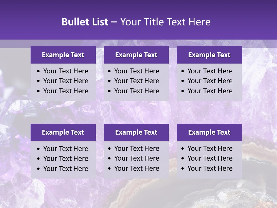 Object Gem Rock PowerPoint Template