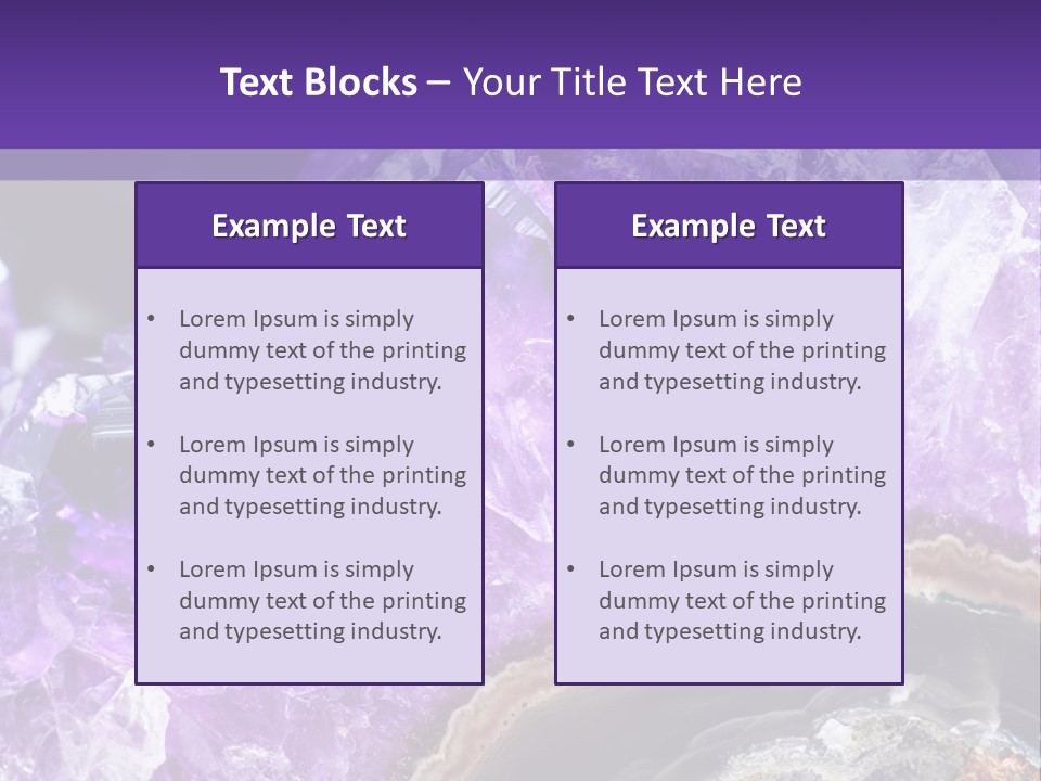 Object Gem Rock PowerPoint Template