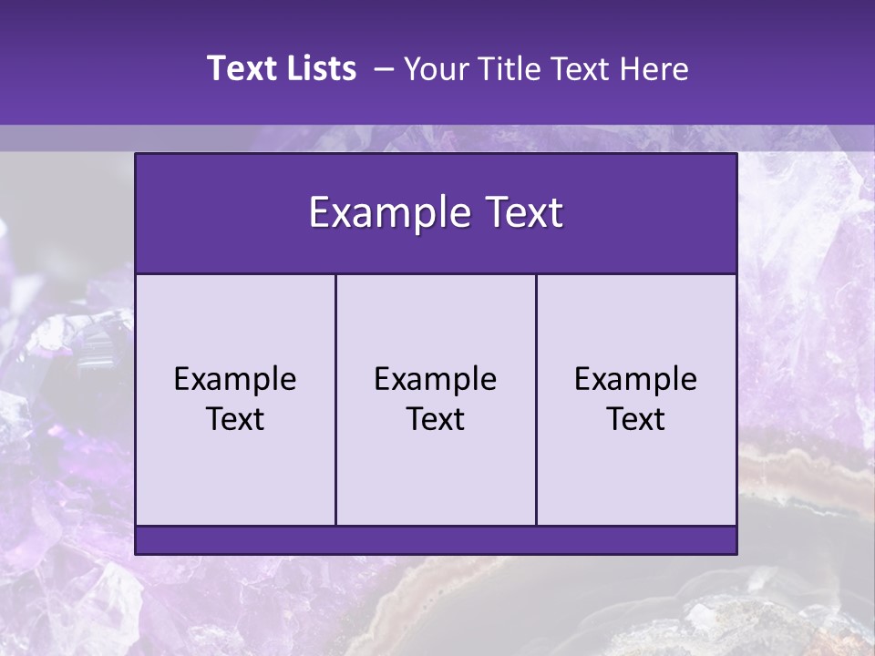 Object Gem Rock PowerPoint Template
