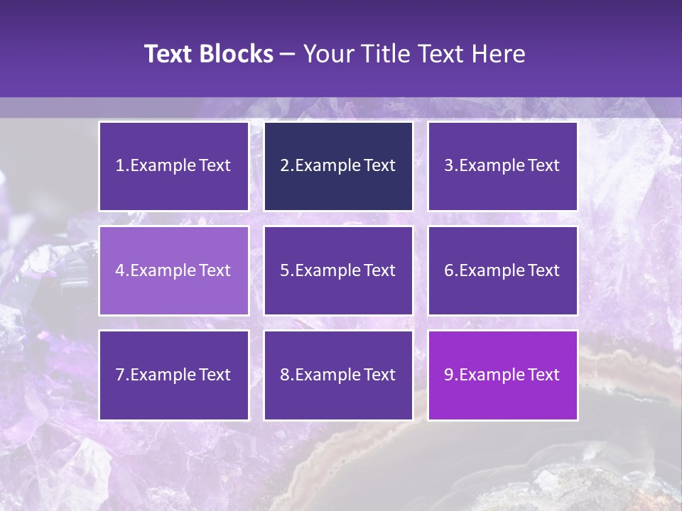 Object Gem Rock PowerPoint Template