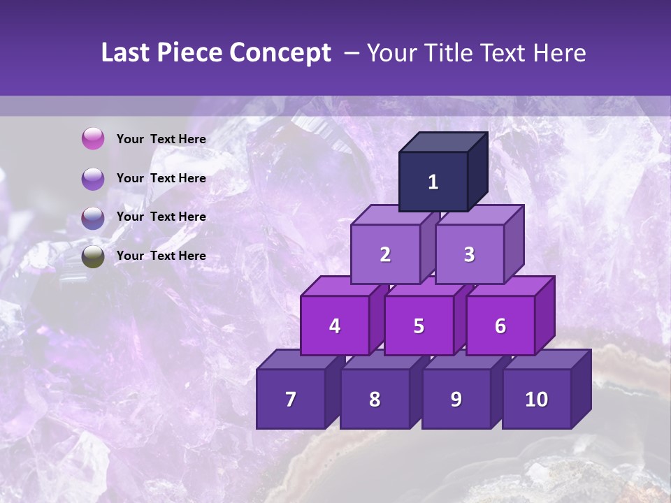 Object Gem Rock PowerPoint Template