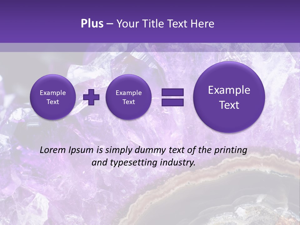 Object Gem Rock PowerPoint Template