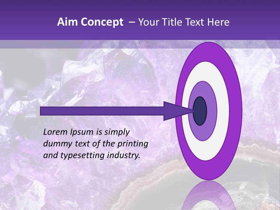 Object Gem Rock PowerPoint Template