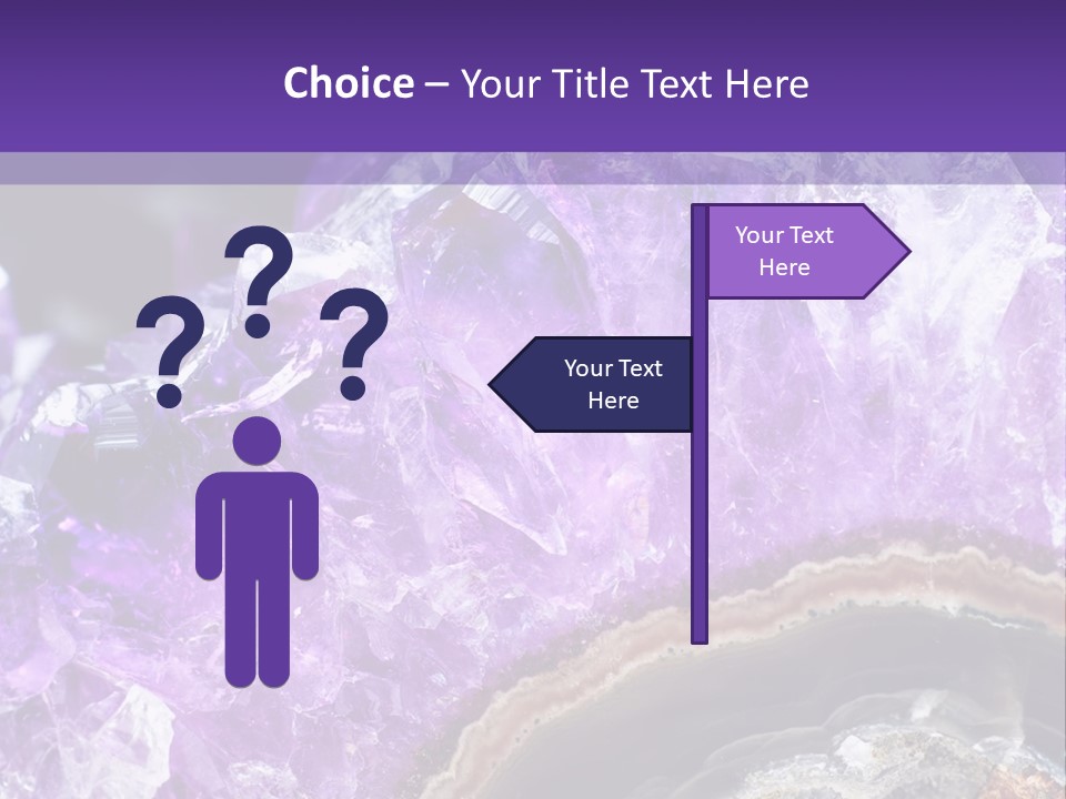 Object Gem Rock PowerPoint Template