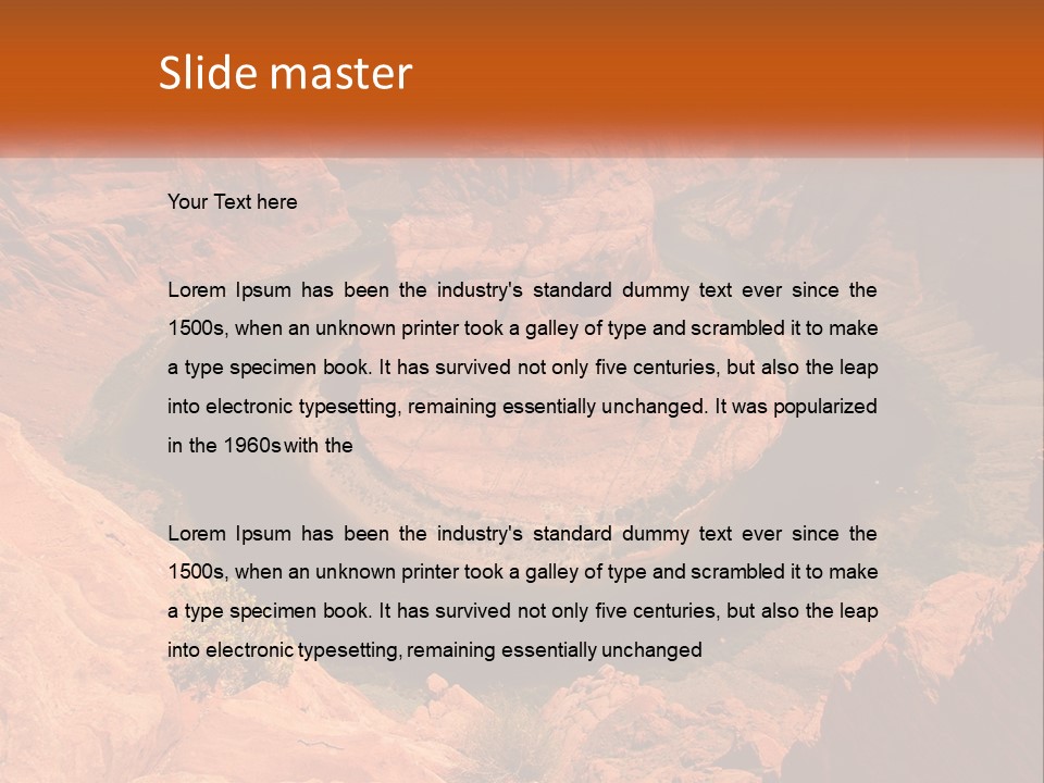 Page Peace Outdoors PowerPoint Template