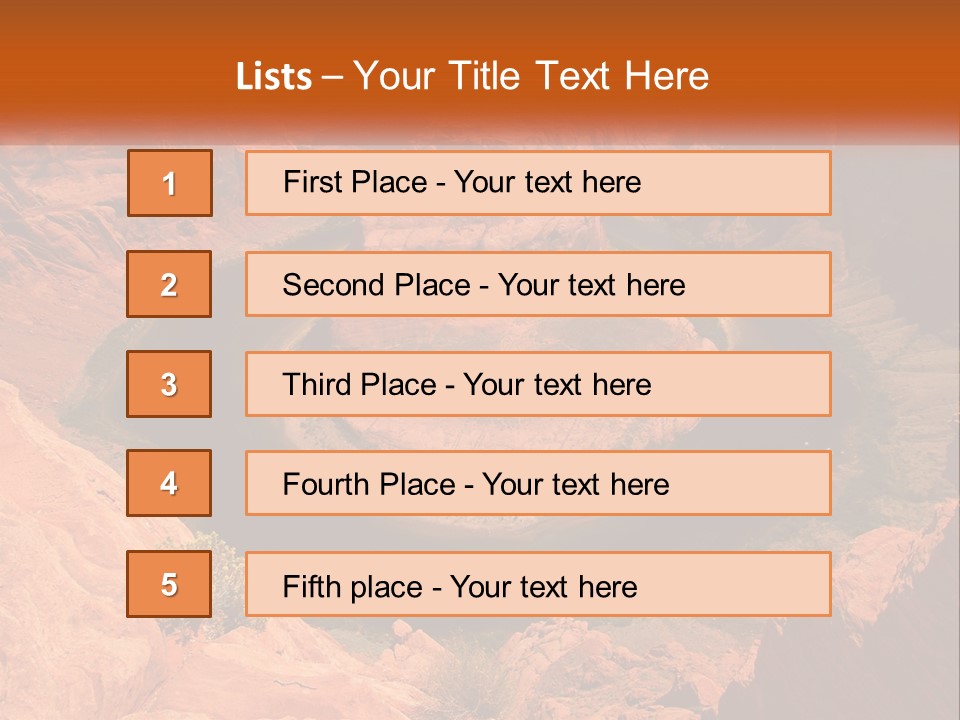 Page Peace Outdoors PowerPoint Template