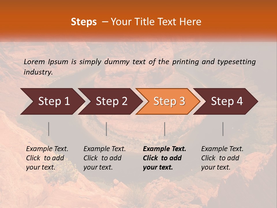 Page Peace Outdoors PowerPoint Template