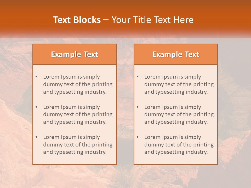 Page Peace Outdoors PowerPoint Template