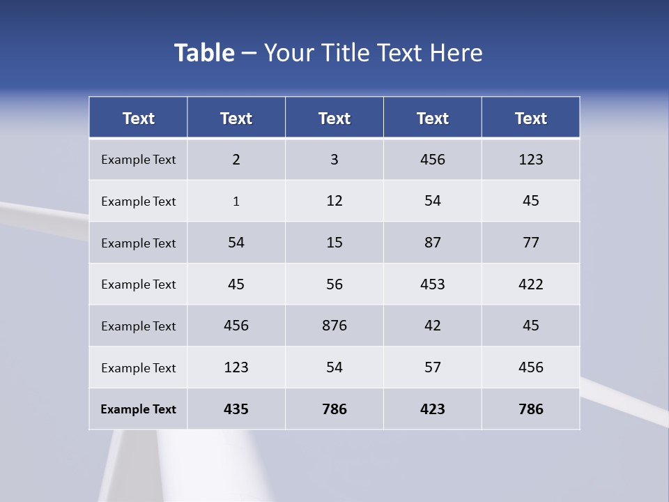 Environmentally Friendly Wind Energy PowerPoint Template