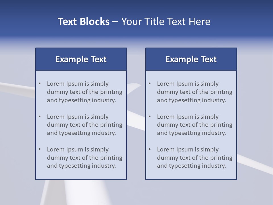 Environmentally Friendly Wind Energy PowerPoint Template