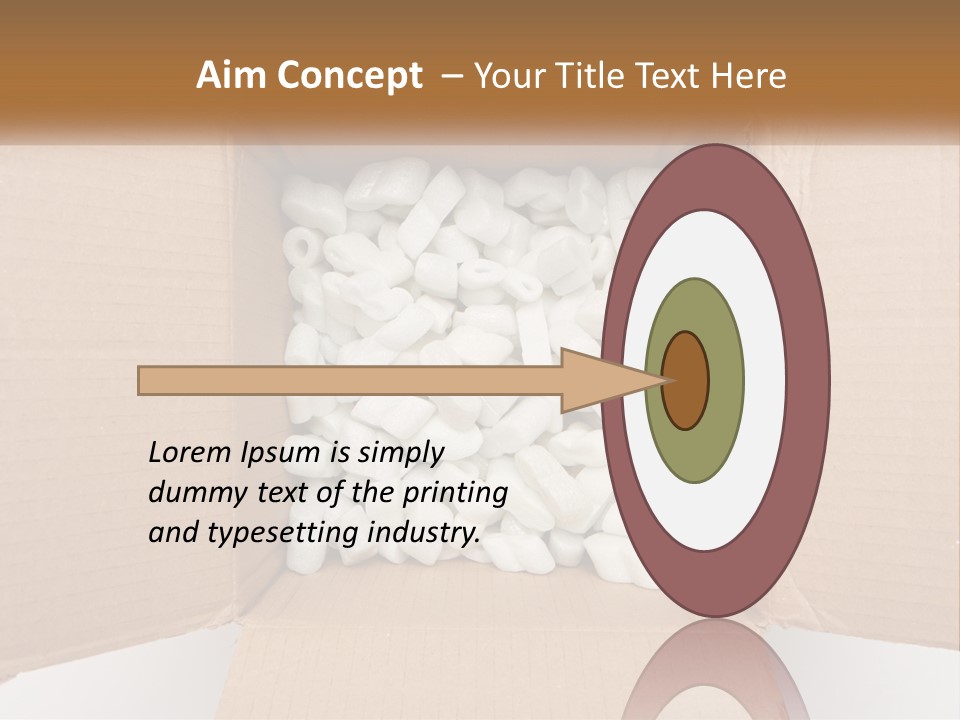 Protection Rubber Cross PowerPoint Template