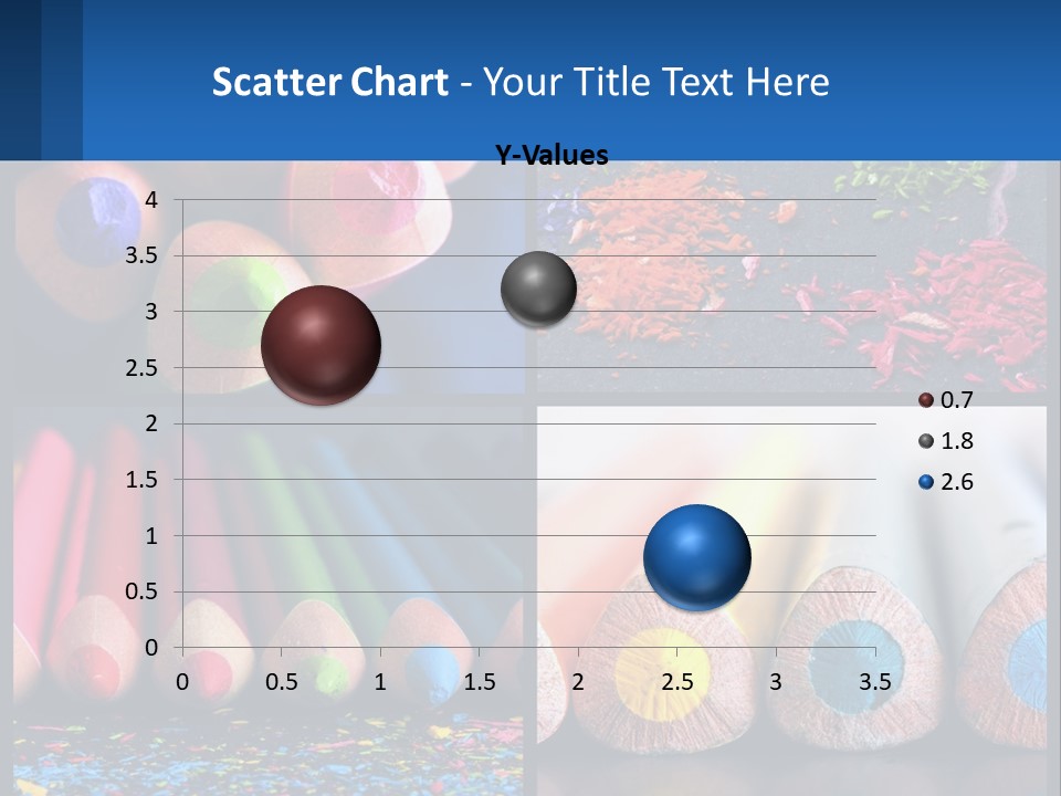 Office Pencil Materials PowerPoint Template