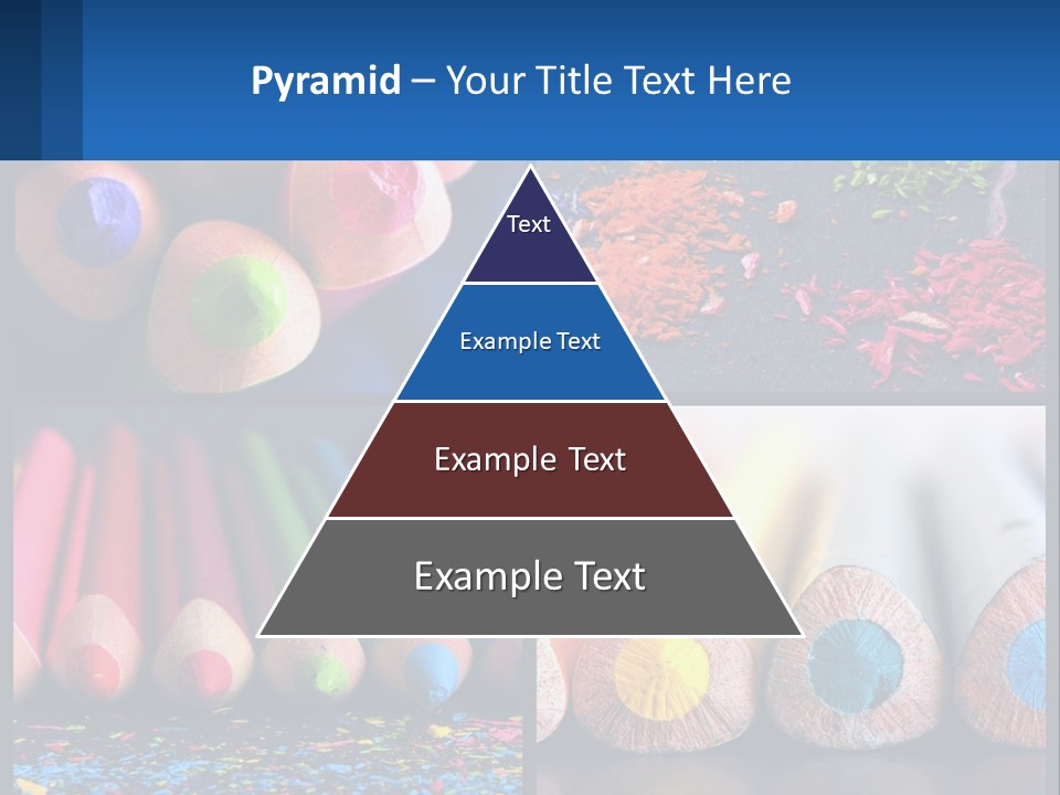 Office Pencil Materials PowerPoint Template