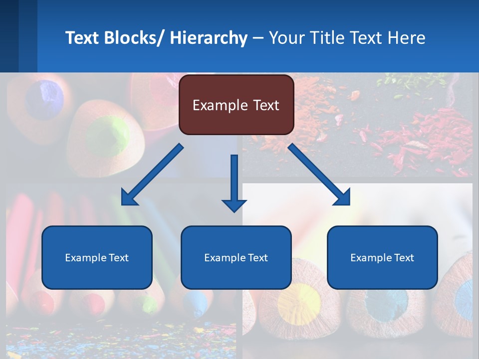 Office Pencil Materials PowerPoint Template