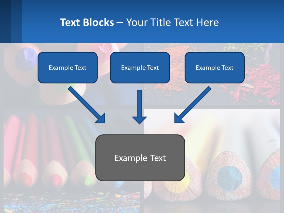 Office Pencil Materials PowerPoint Template