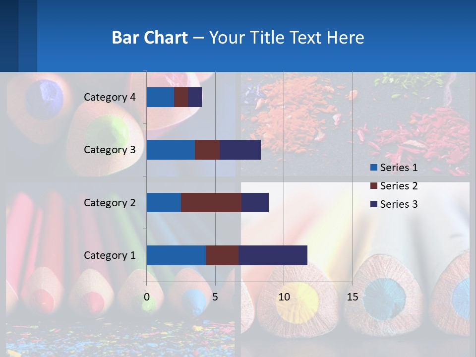 Office Pencil Materials PowerPoint Template