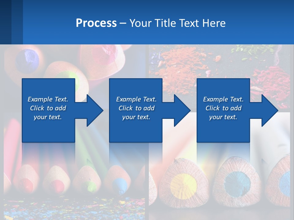 Office Pencil Materials PowerPoint Template
