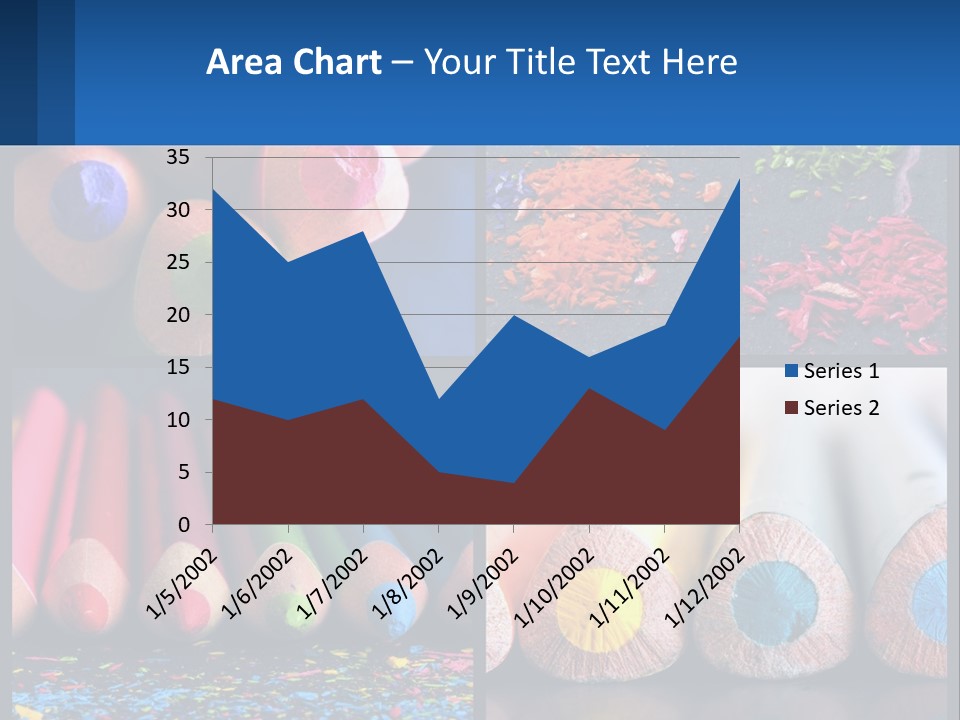 Office Pencil Materials PowerPoint Template