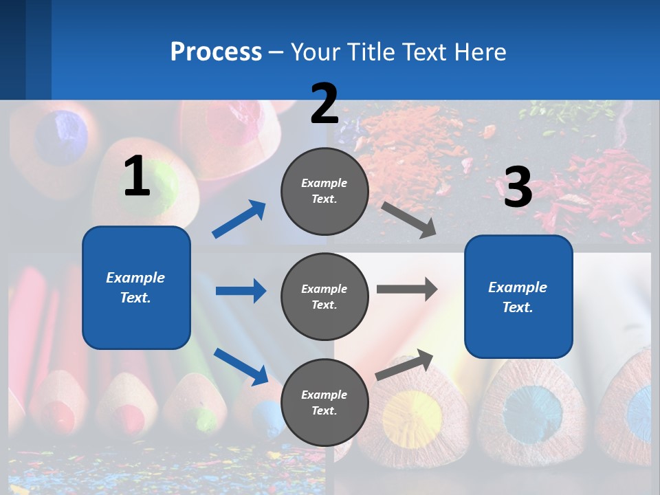 Office Pencil Materials PowerPoint Template