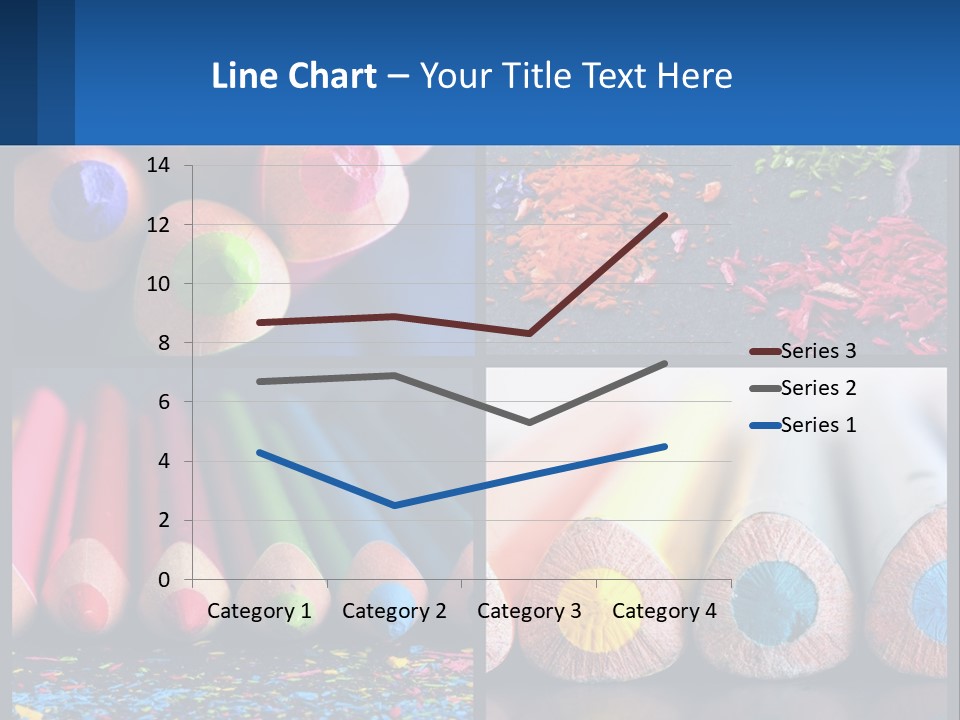 Office Pencil Materials PowerPoint Template
