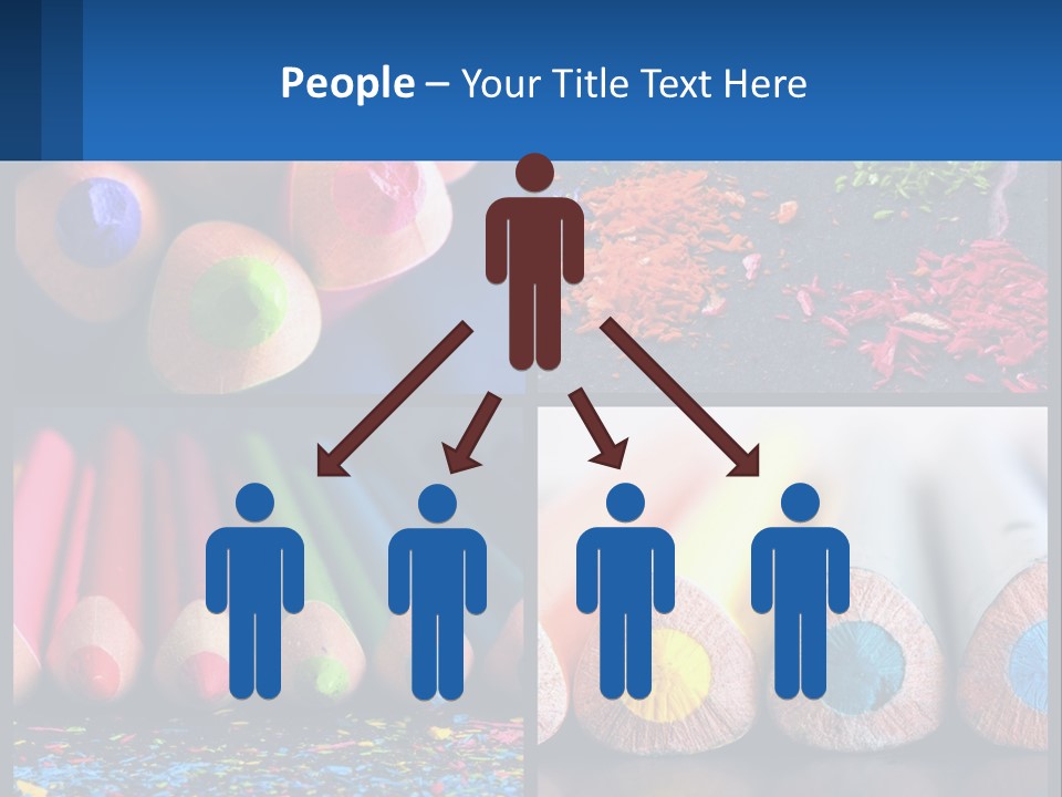 Office Pencil Materials PowerPoint Template