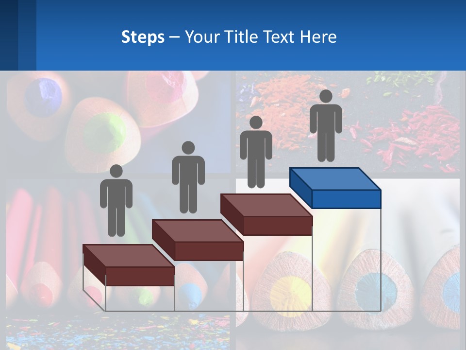 Office Pencil Materials PowerPoint Template
