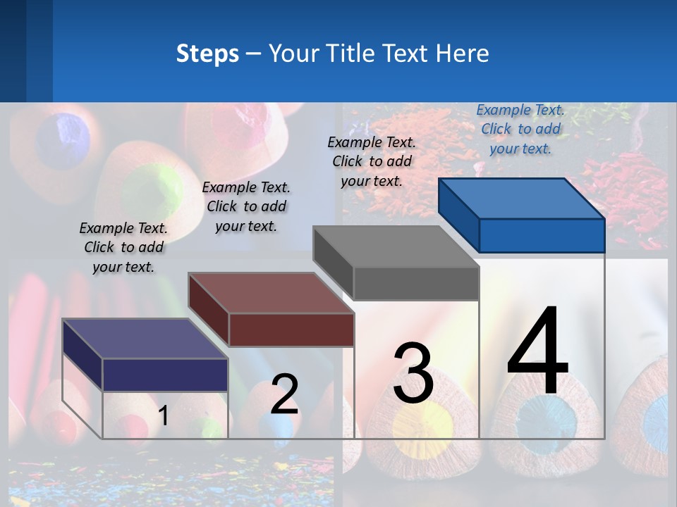 Office Pencil Materials PowerPoint Template