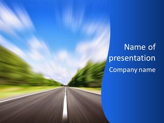 Direction Action Line PowerPoint Template