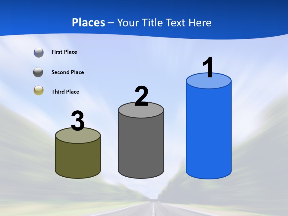 Direction Action Line PowerPoint Template