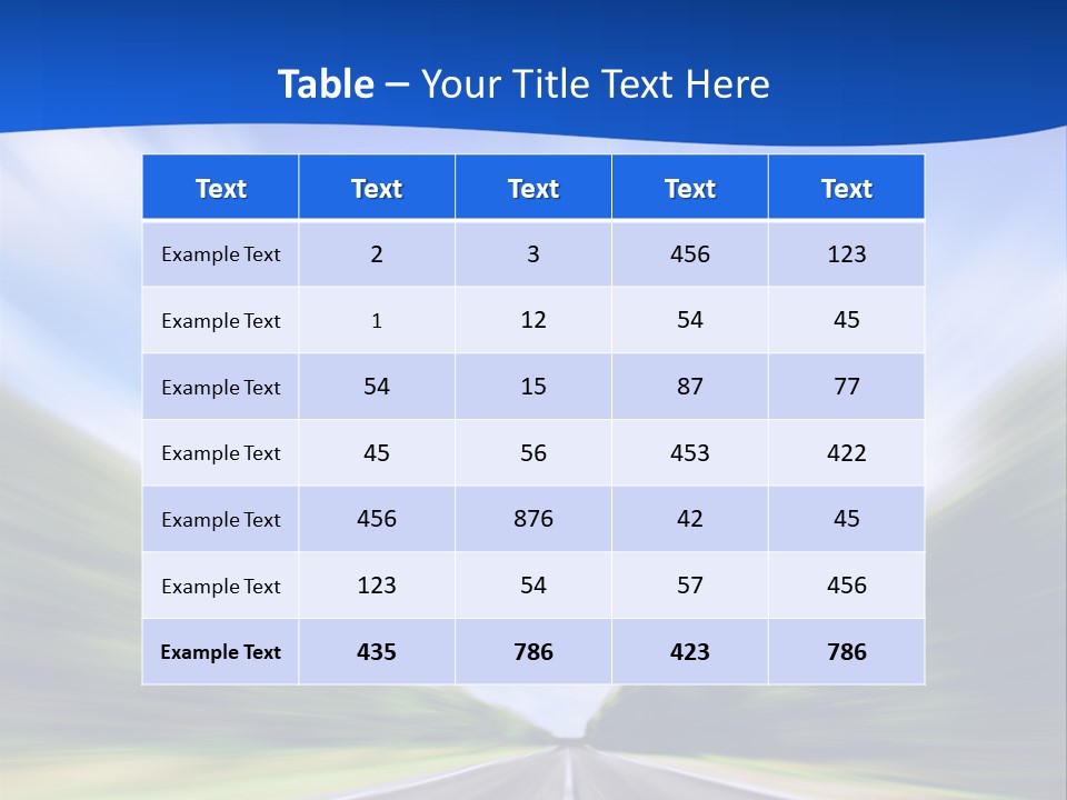 Direction Action Line PowerPoint Template