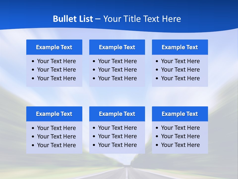 Direction Action Line PowerPoint Template