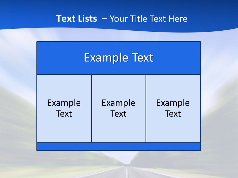 Direction Action Line PowerPoint Template