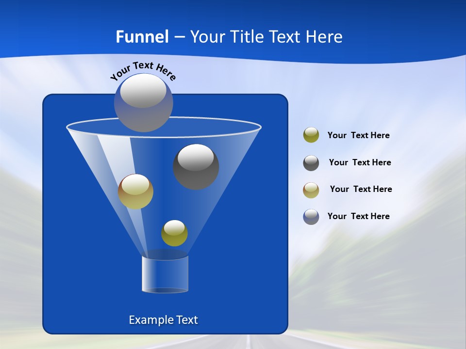 Direction Action Line PowerPoint Template