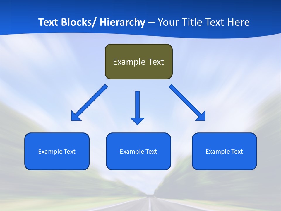 Direction Action Line PowerPoint Template