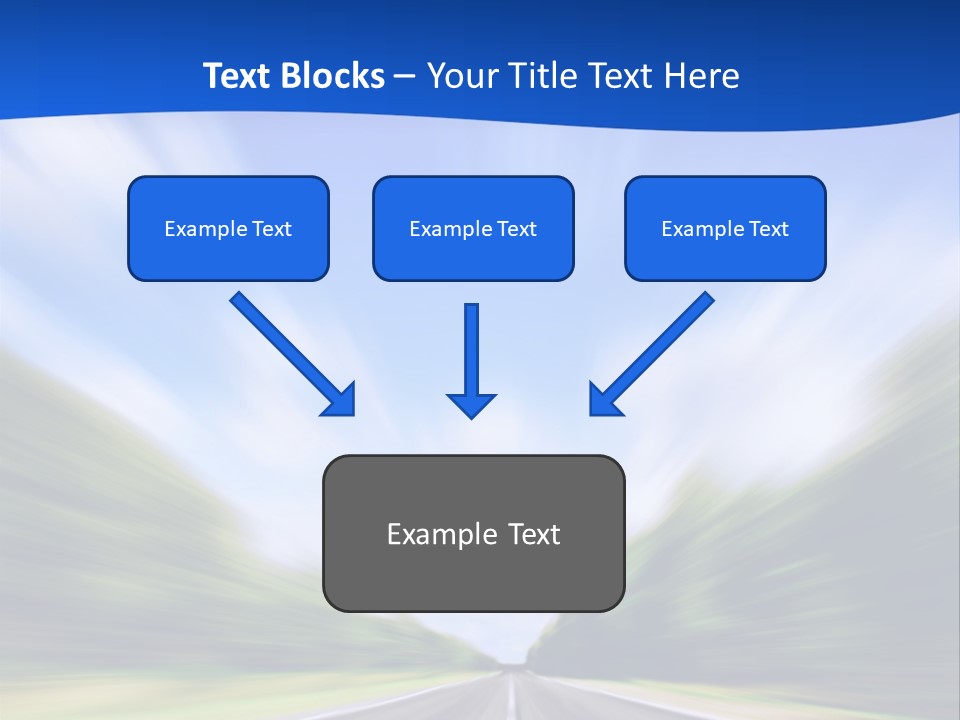 Direction Action Line PowerPoint Template
