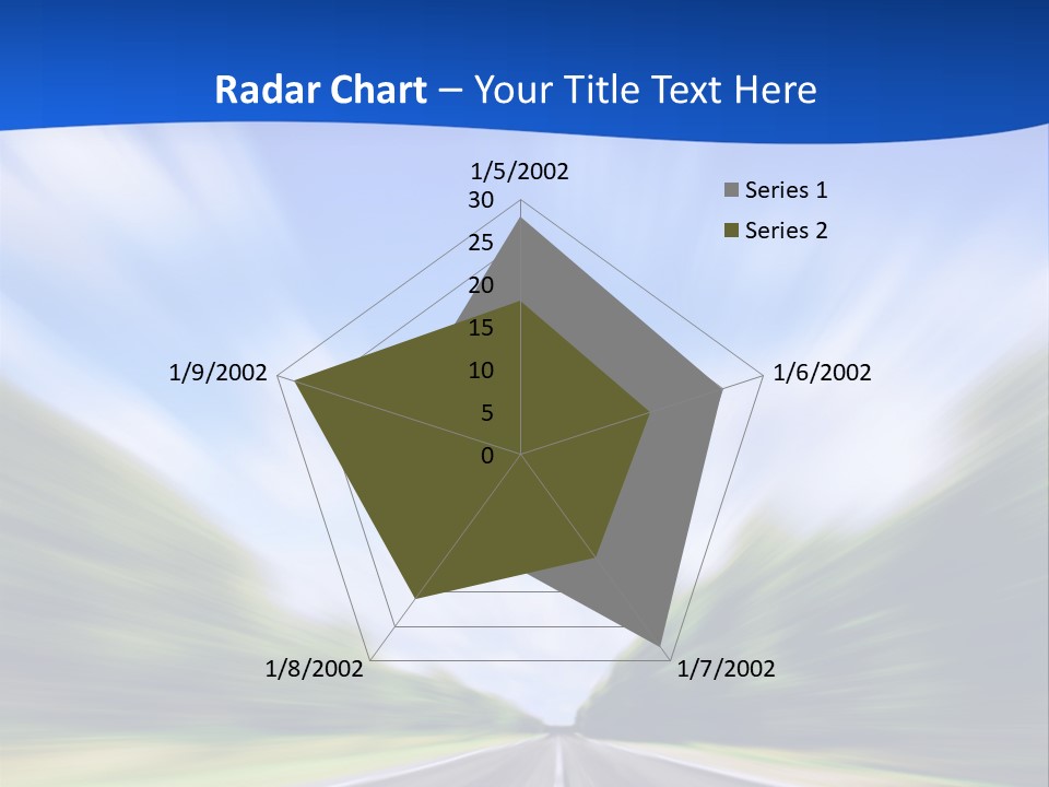 Direction Action Line PowerPoint Template