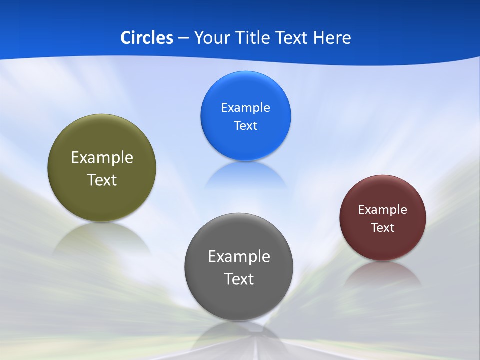 Direction Action Line PowerPoint Template