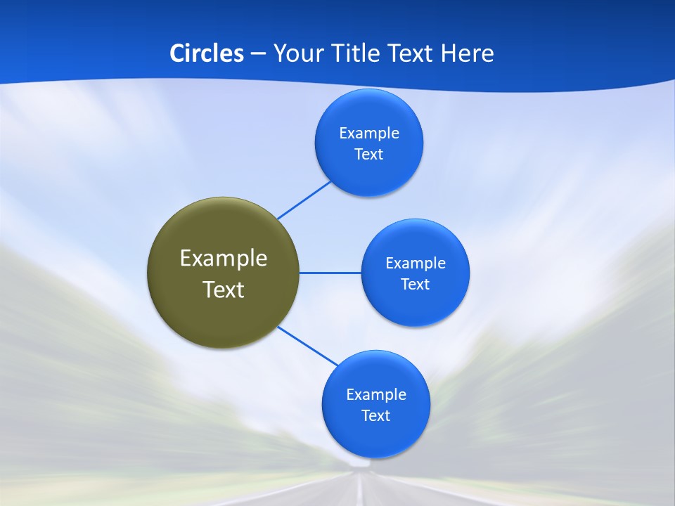Direction Action Line PowerPoint Template
