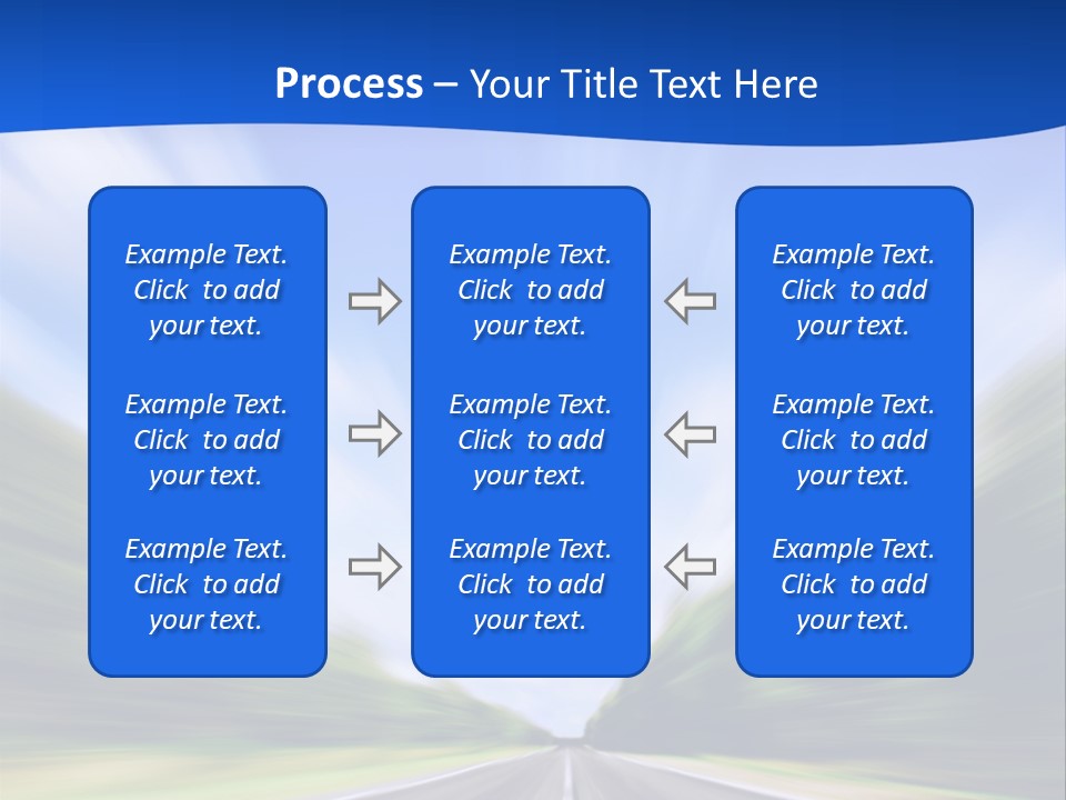 Direction Action Line PowerPoint Template