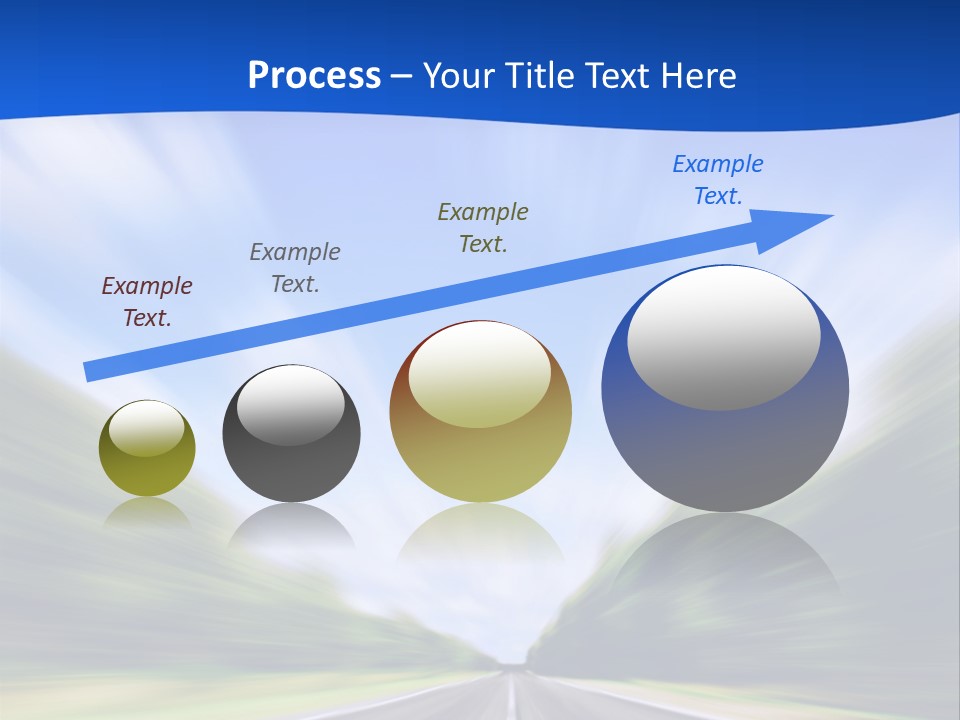 Direction Action Line PowerPoint Template