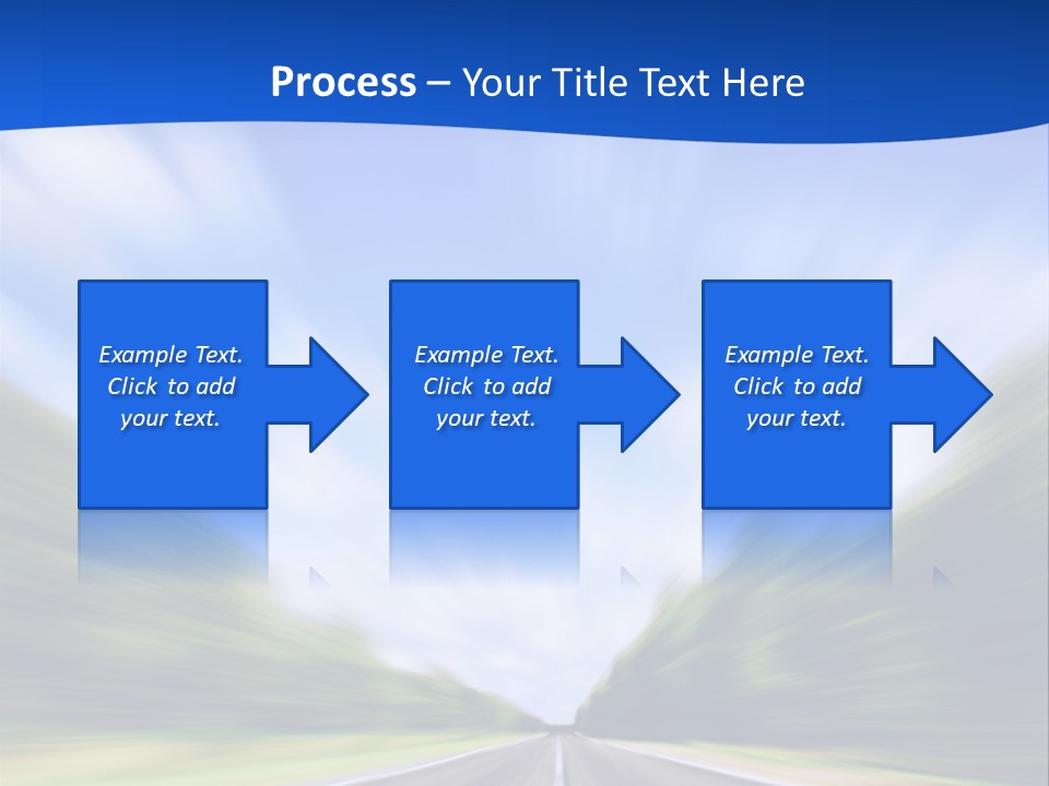 Direction Action Line PowerPoint Template