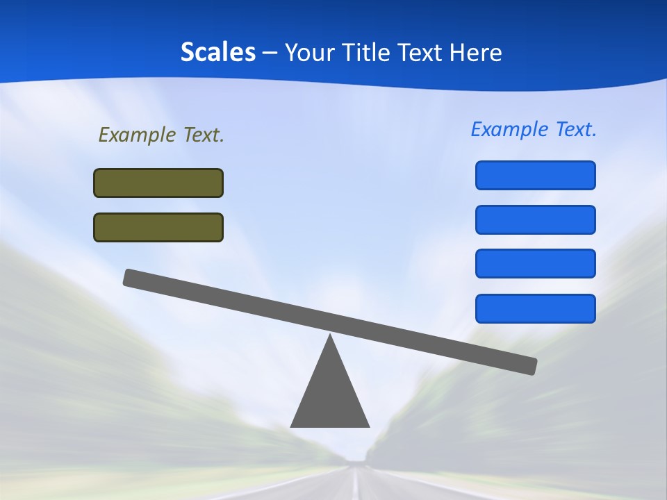 Direction Action Line PowerPoint Template