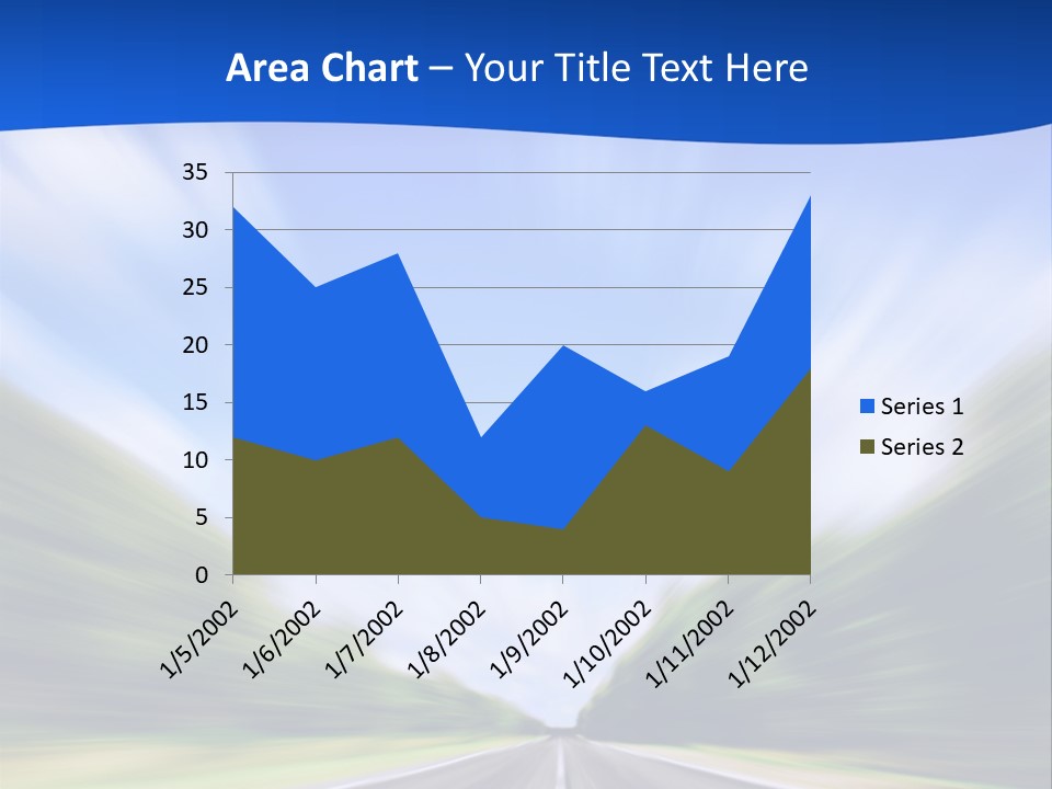 Direction Action Line PowerPoint Template