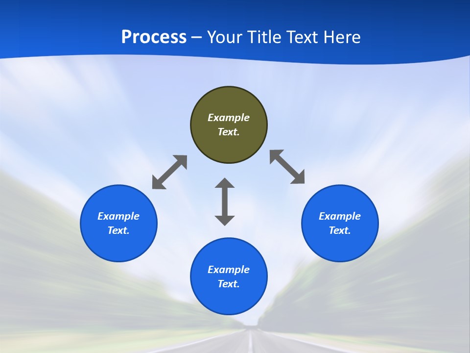 Direction Action Line PowerPoint Template