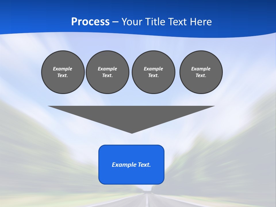 Direction Action Line PowerPoint Template