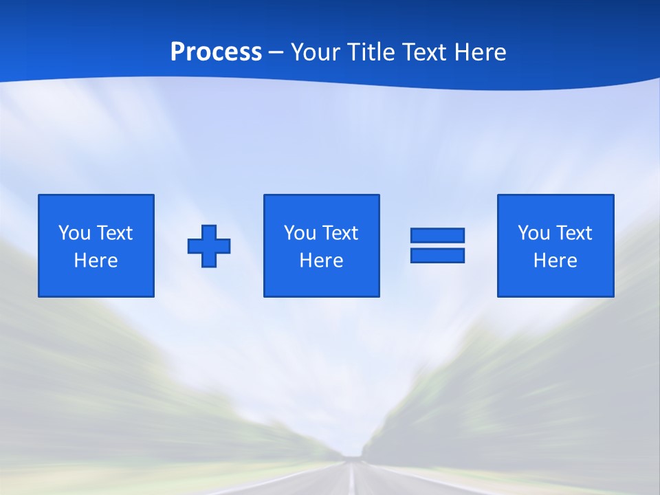 Direction Action Line PowerPoint Template