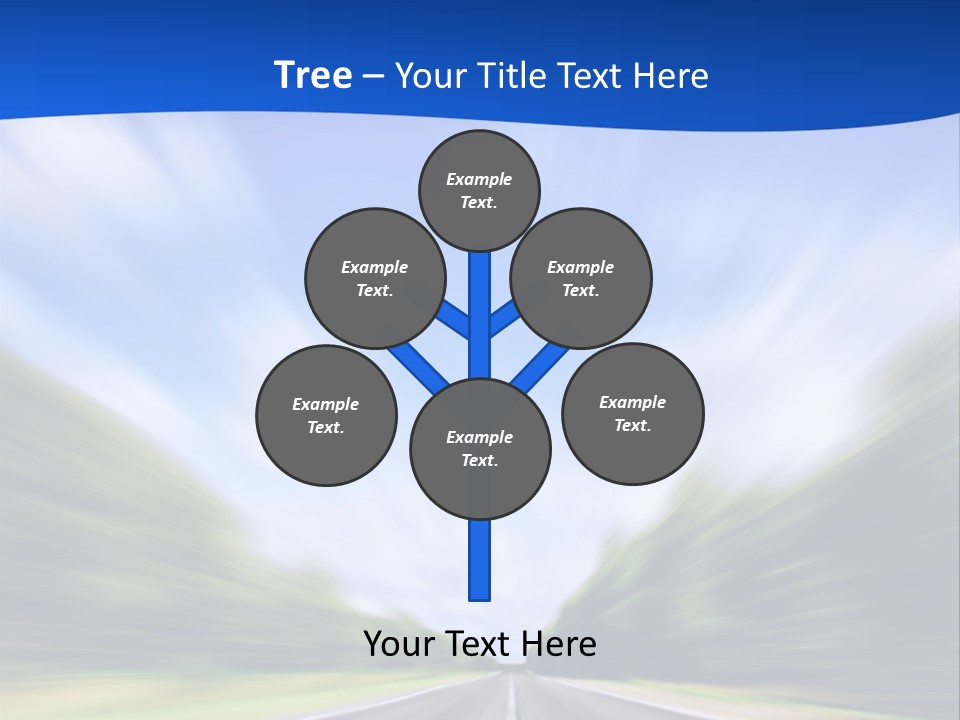Direction Action Line PowerPoint Template