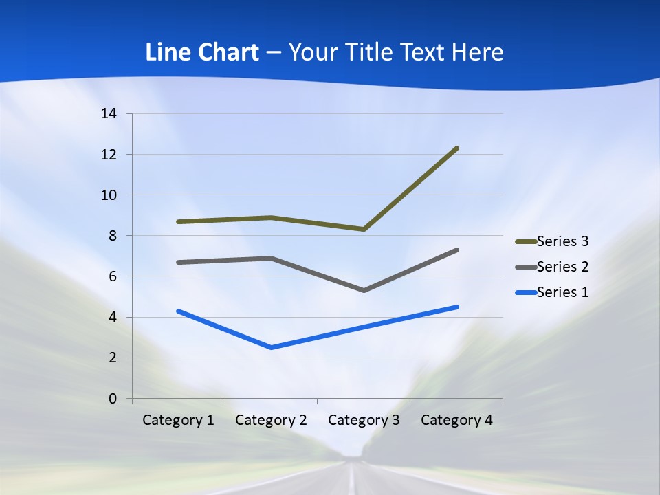 Direction Action Line PowerPoint Template