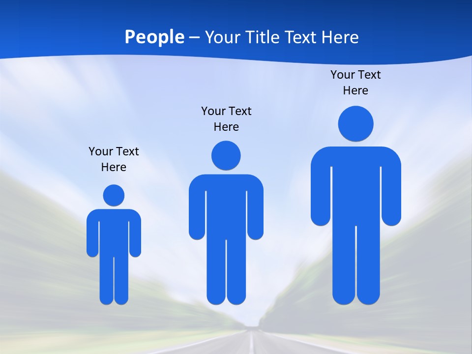 Direction Action Line PowerPoint Template